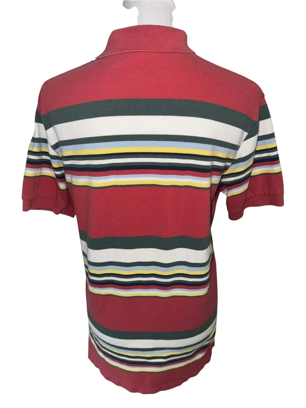 Vintage Polo Ralph Lauren Striped Polo Shirt Mens Small Multicolor 100% Cotton